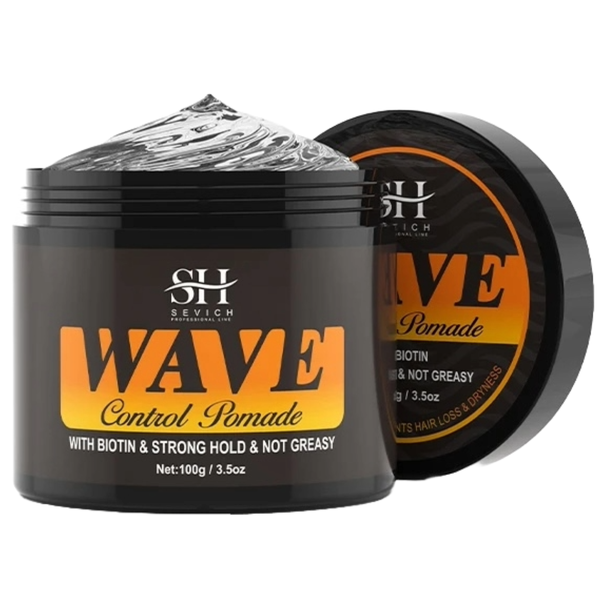 Sevich Wave Control Styling Pomade - Water Soluble/Maximum Hydration - 100g