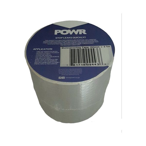POWR Waterproofing Tape Premium Grade 100mm X 2.5m
