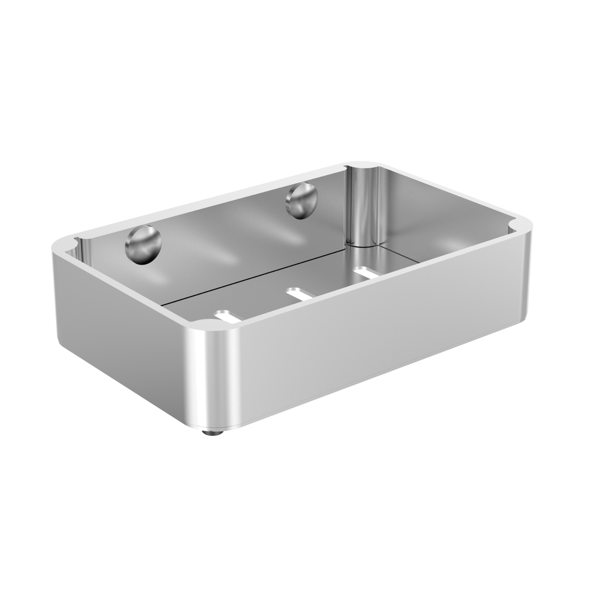 Bodie Onyx - Wall-Mounted Soap Dish - Rust-Resistant, Modern, Flat-Bar