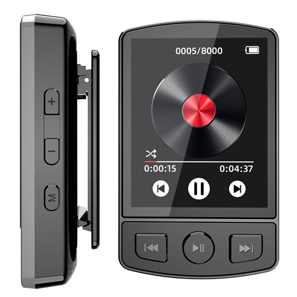 Clip On 8GBMp3 Player w/ Digital Screen &amp; Speaker Portable Lossless Sound