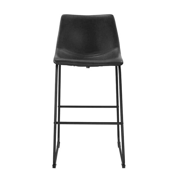 Kepa Faux Leather Barstool