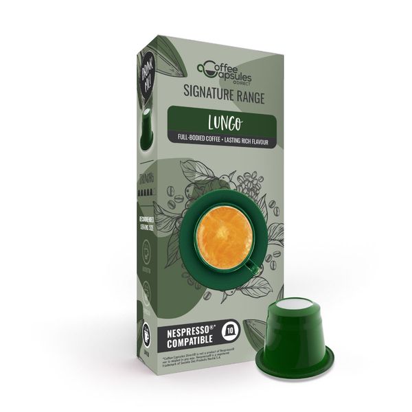 Coffee capsules direct Signature Lungo - 10 Nespresso Compatible Capsules