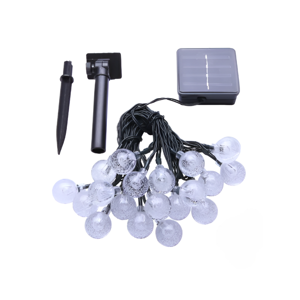 20LED 5m Outdoor Solar Multicolour Waterproof Decorative LED Light