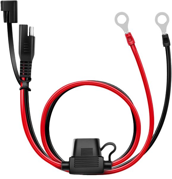 SAE To O Ring Terminal Harness with Inline Fuse Holder (12V)