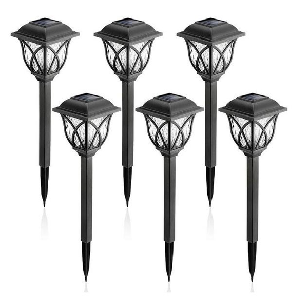 LED Garden Pathway Lights Waterproof -Set of 6