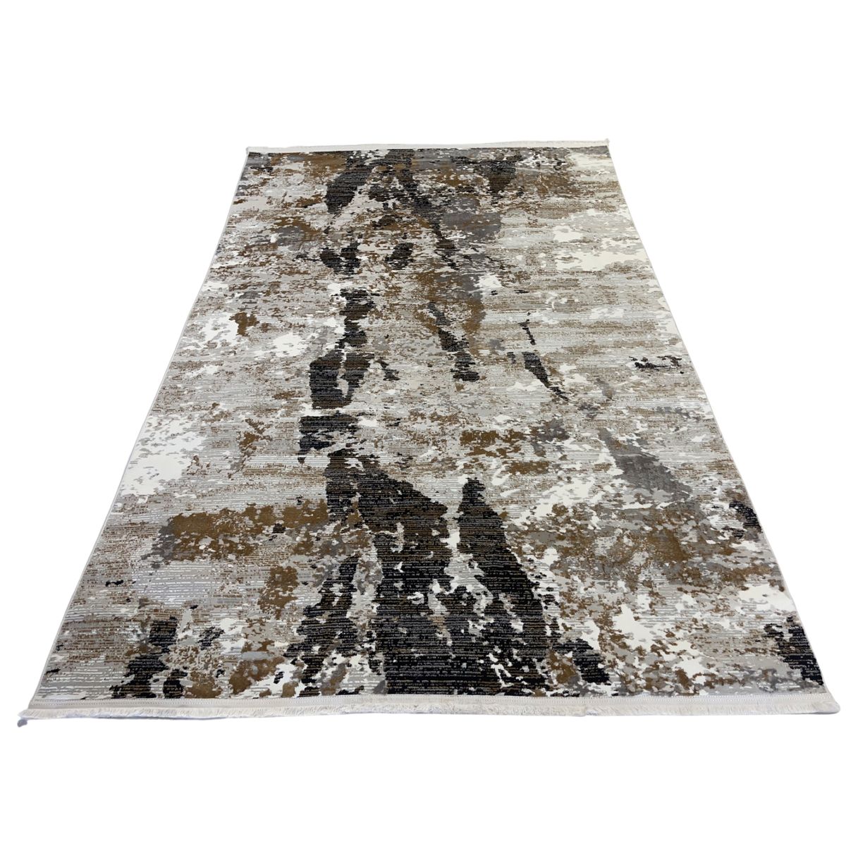 Modern Mustard And Grey Rug 200 x 290 Shop Today. Get it Tomorrow