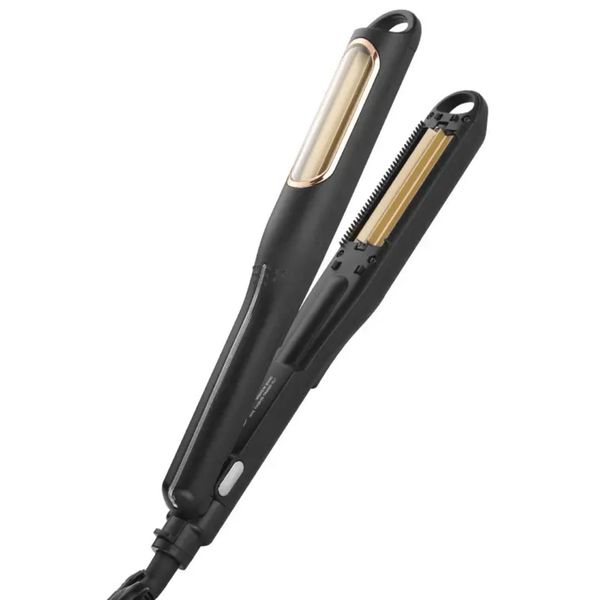 Portable Hair Curler Iron LED Temperature Display PTC Heater Tourmaline