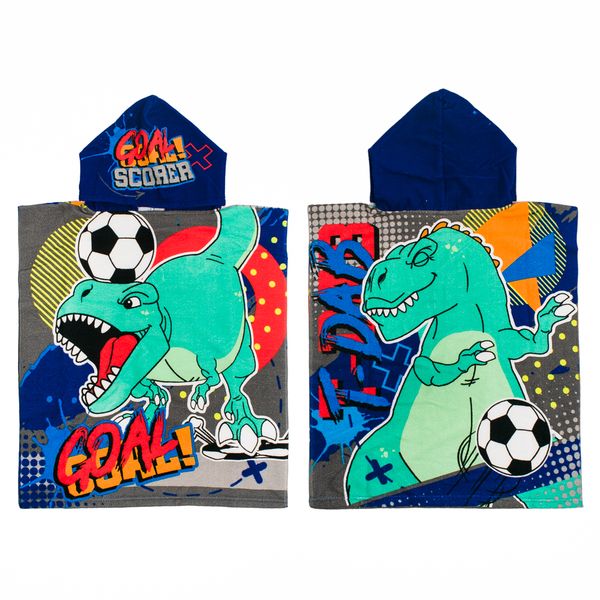 SQUIGGLE Kids Boys Hooded Beach/Pool/Bath Premium Towel - Super Absorbent