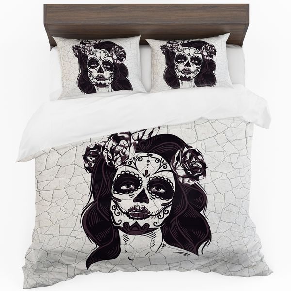 Calavera Girl Duvet Cover Set