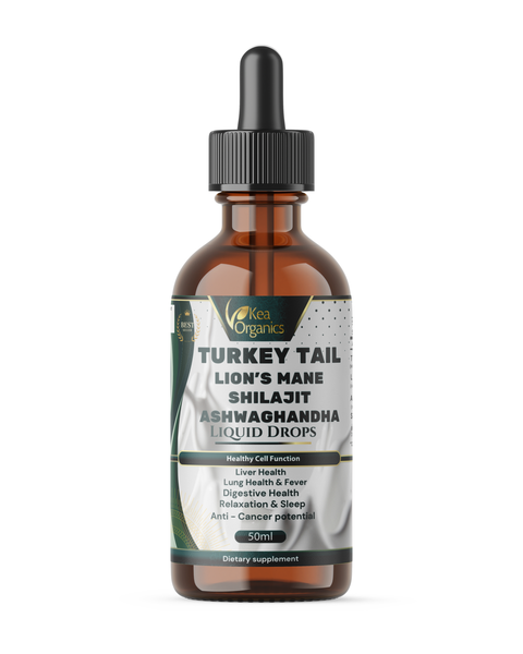 Kea Organics-TurkeyTail, Lion's Mane,Shilajit,Ashwaghandha - 50ml