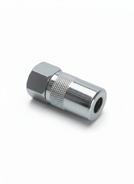 Groz Heavy-Duty Grease Gun Coupler with 4-Jaw Design