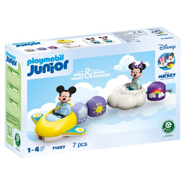 Playmobil Junior &amp; Disney - Mickey &amp; Minnie Mouse's Cloud Ride (7 Pieces)