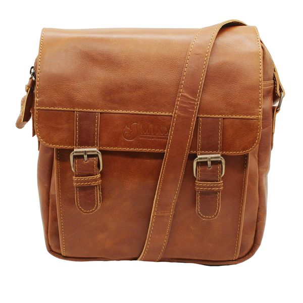 Minx Genuine Leather Jessie Messenger Bag
