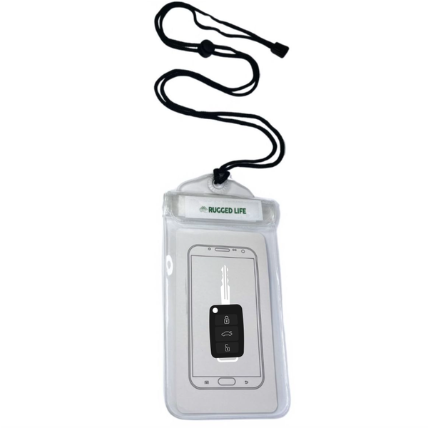 Waterproof Phone and Key Pouch- Universal Case, Touchscreen Compatibility