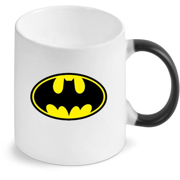 Batman Logo Birthday Christmas Magic Colour Changing Gift Coffee Mug