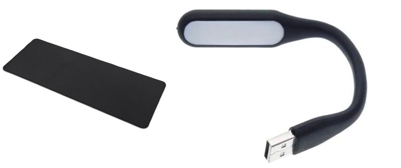 Deskmat/pad plus free flexible usb computer light - 89cm x 40cm