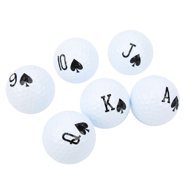 Long Distance Golf Balls Double Layer 6 Piece