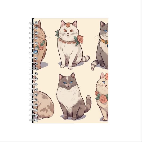 BIRMAN CAT Watercolor A5 Notepad B-Day Gift