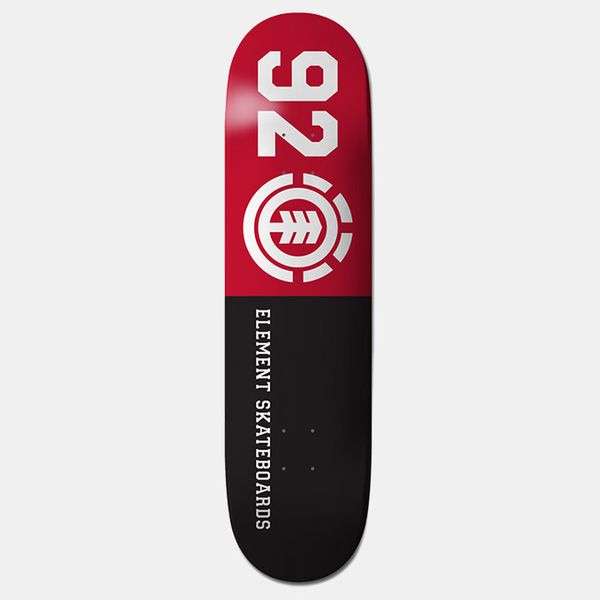 Element 92 Classic Skateboard Deck - Black - 7.75 X 31.25 Street