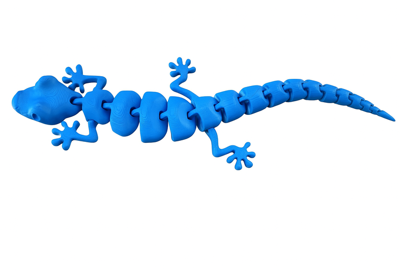 3D Printed Articulated Lizard