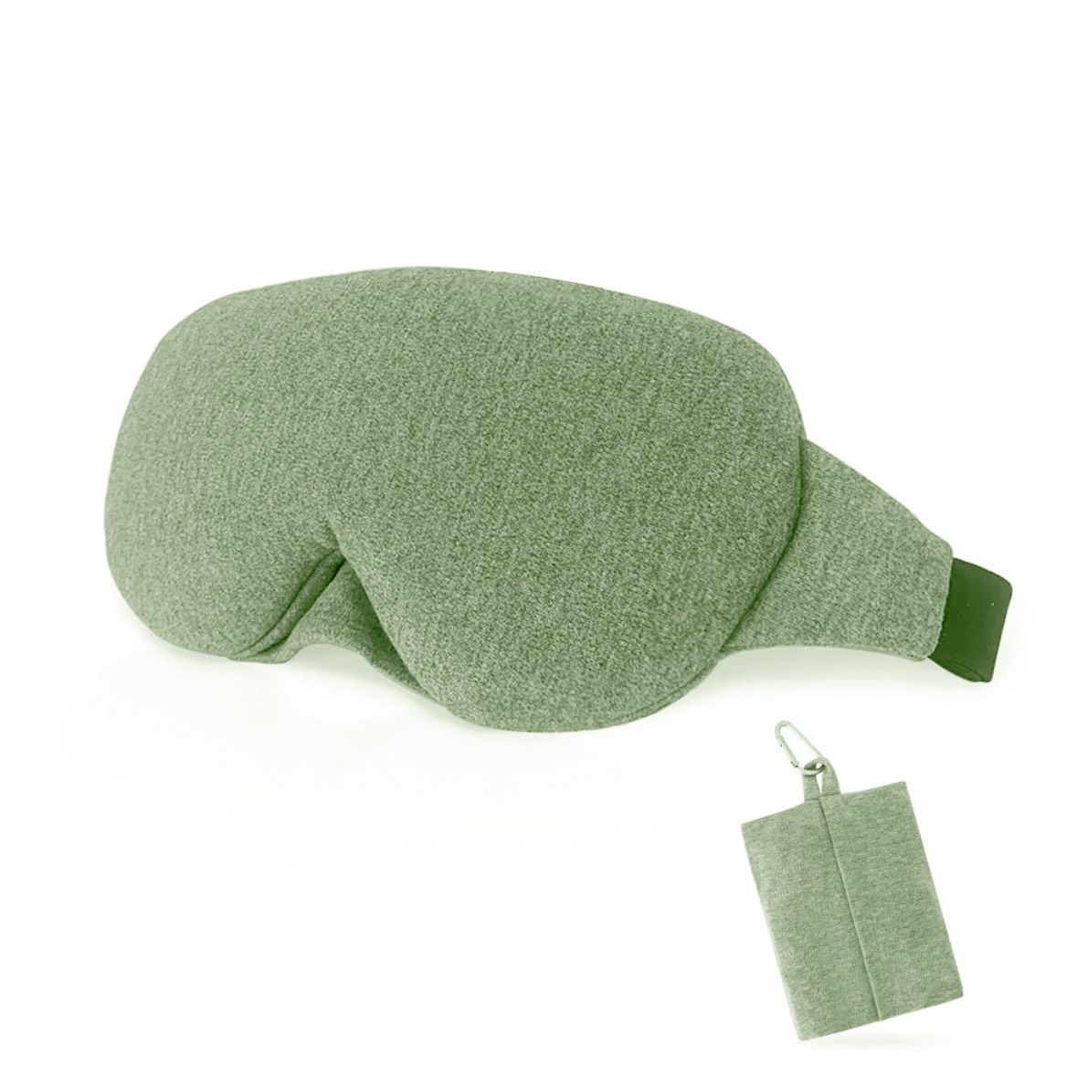 Premium Cotton Luxury Sleeping Mask + Travel Bag