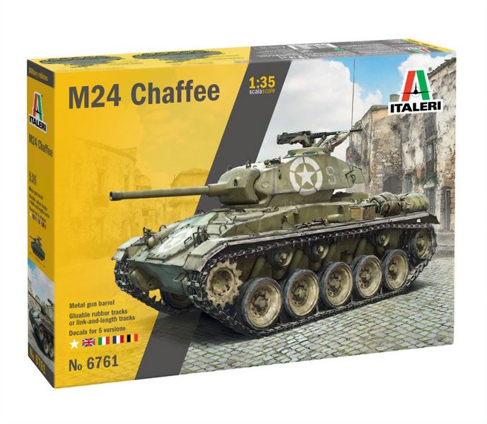 Italeri 1/35 M24 Chaffee Plastic Model Kit