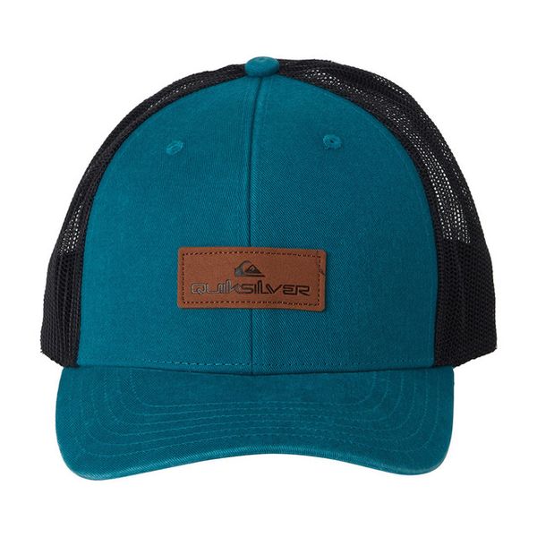 Quiksilver Mens Down The Hatch Trucker Cap - Ink Blue