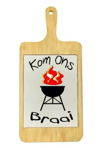Kom ons Braai Serving Platter - 37x18cm