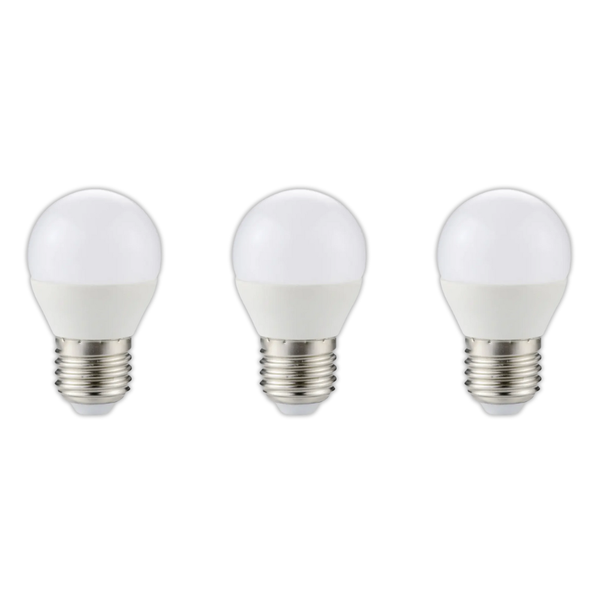 Starlit 5W LED E27 Golfball G45 6000K- 3 Pack