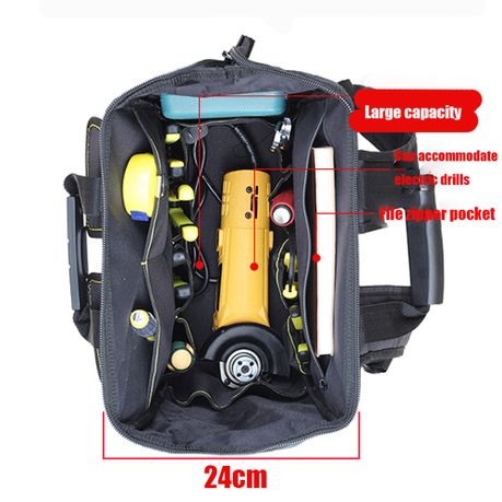 Large Capacity Oxford Waterproof Electrician Tool Bag Backpack Shop Today. Get it Tomorrow takealot