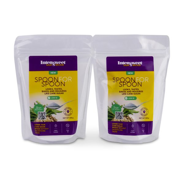 Intensweet - Sugar Replacer - Granules - Pouch - 2 Pack - 500g