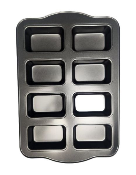 8 Cavity Non-Stick Mini Loaf Pan / Baking Pan / Muffin Pan