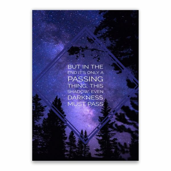 Lord Of The Rings Quote Poster - A1