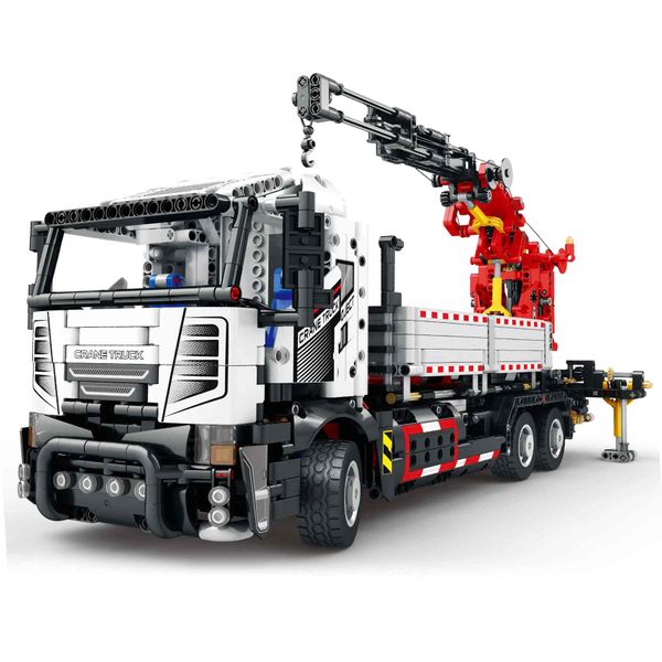Reobrix R/C Crane Truck Building Blocks 2328 Pieces - 52cm Long