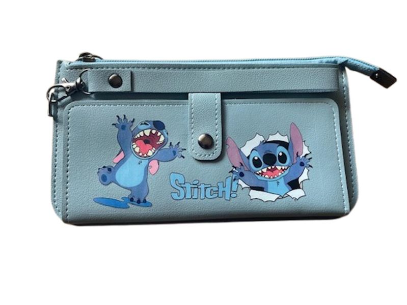 Lilo And Stitch Wallet Blue Wristlet