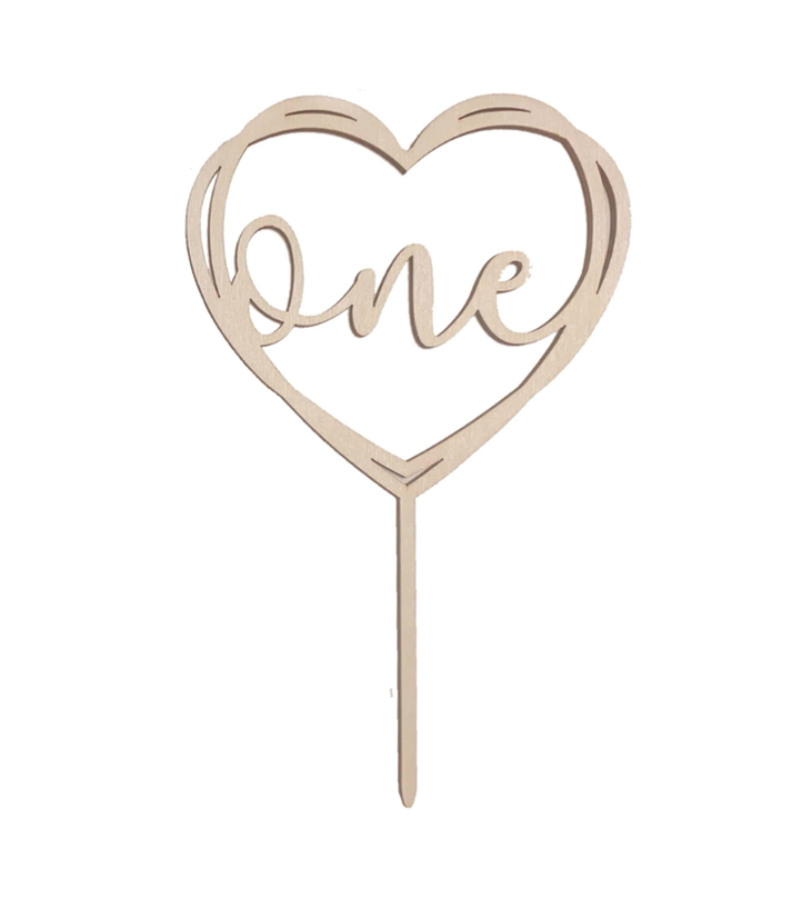 1st Birthday Cake Topper - Heart | Shop Today. Get it Tomorrow ...