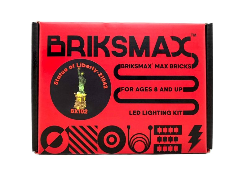 Briksmax Light Set For Lego 21042 Statue Of Liberty