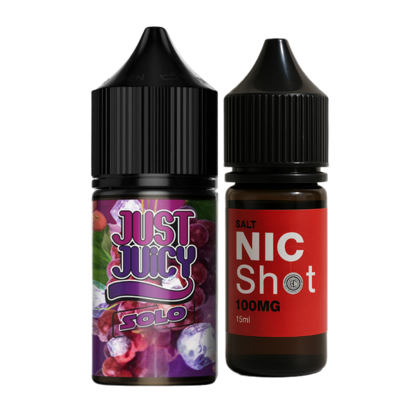 The Hidden Cloud Just Juicy Solo Purple Grape 50mg 30ml Longfill Kit