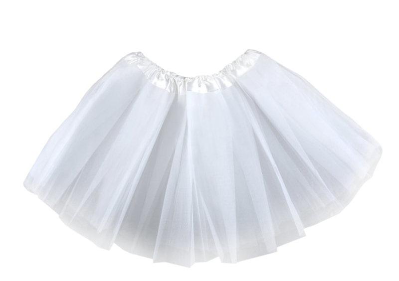 Tutu Skirts White -Set Of 2 - 24cm Long
