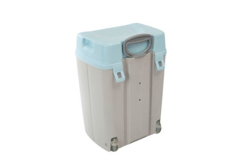 Todii School Bag -Purple Lid with Grey Body