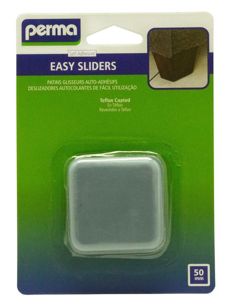 Perma Adhesive Easy Sliders Square - 2 x 50mm