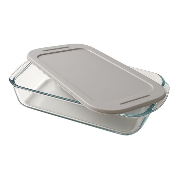 Casserole 2.2lt Borosilicate Glass With Lid