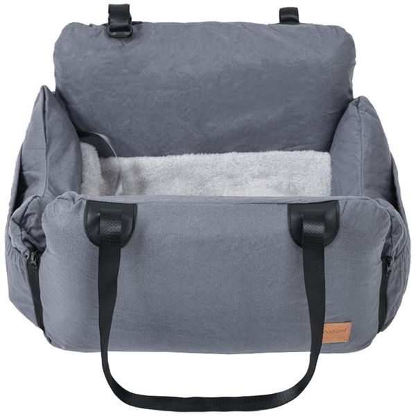 DogLemi 3-In-1 Inflatable Dog Car Seat Booster (49 x 42 x 30cm) with Pump