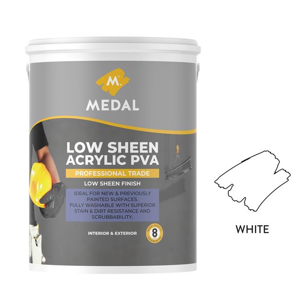 Professional Trade Low Sheen Acrylic PVA - 5 L