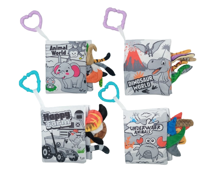 ExploreTails Mini: Sensory Fabric Books for Little Ones - Pack of 4