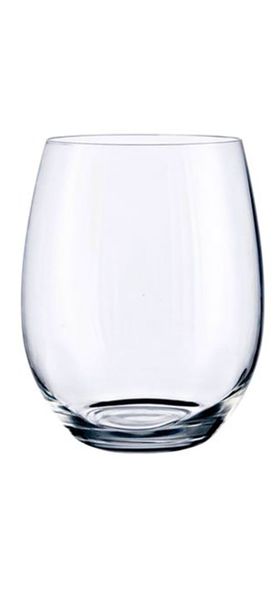 Vicrila Victoria 470ml Stemless Wine Glasses (Sheer Rim) - 6 Pack