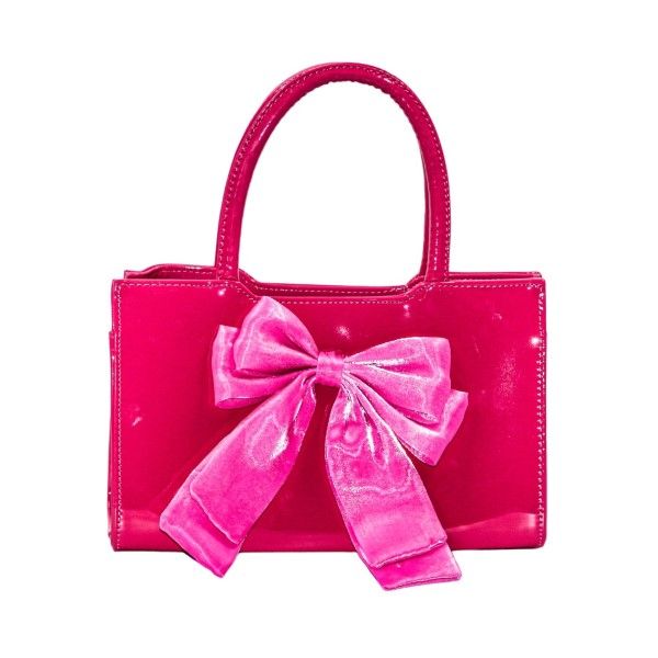 Missy Missi Pink Diva Patent Bow Tote Bag | Shop Today. Get it Tomorrow ...