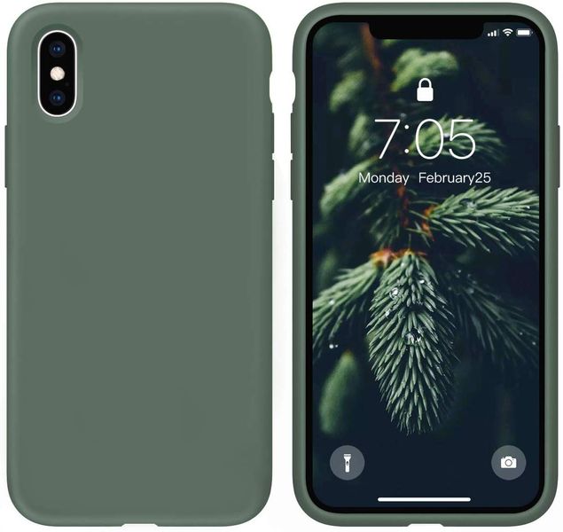 CellTime iPhone X / XS Silicone Shock Resistant Cover-Cobalt Blue-Logo Hole