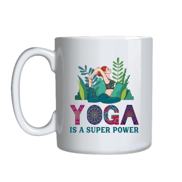 Yoga Is A Superpower Mug Gift Idea 152