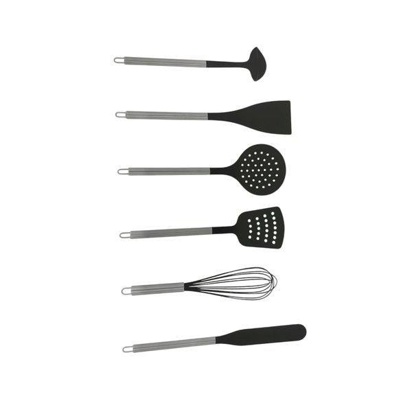Kitchen 6 Piece Nonstick Utensil Set Silicone Whisk Kitchen Tool Set
